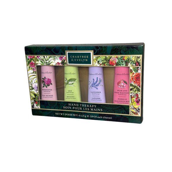 Crabtree & Evelyn Hand Therapy Box Set of 4, .09 oz each - Picture 1 of 2